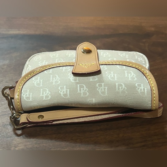 Dooney & Bourke Signature Flap Wristlet - Picture 6 of 11